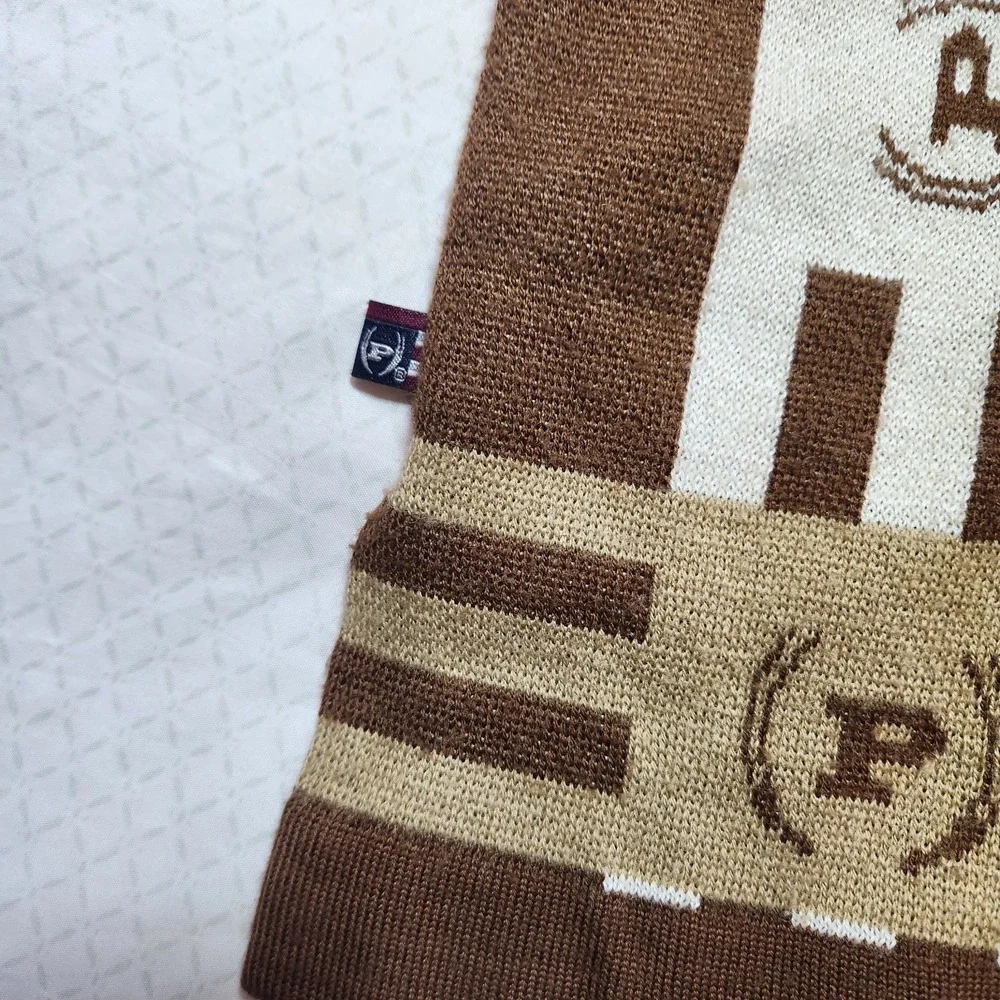 VTG Phat Farm Men's Brown 90's Wool Blend Long Sleeve Sweater Size XL